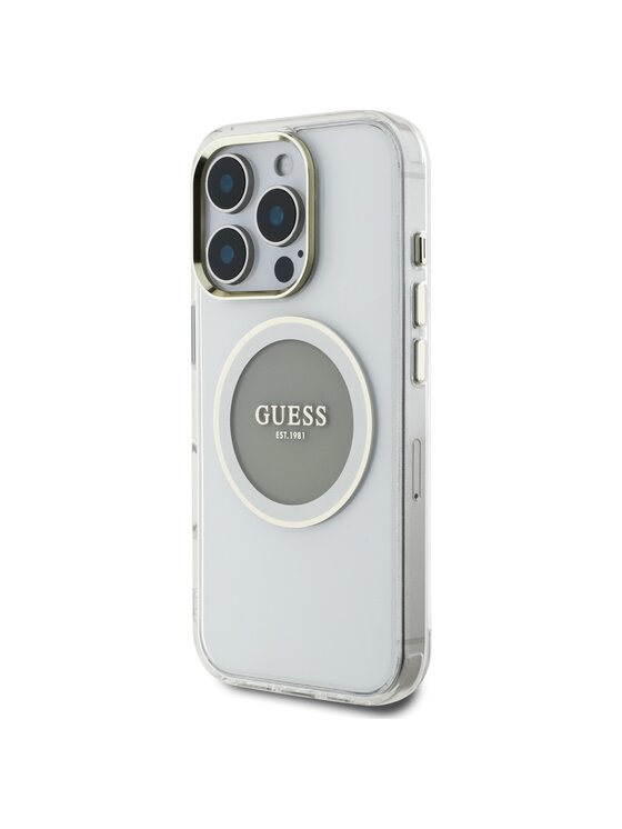 Guess Guess Etui na telefon Apple iPhone 16 Pro Szary
