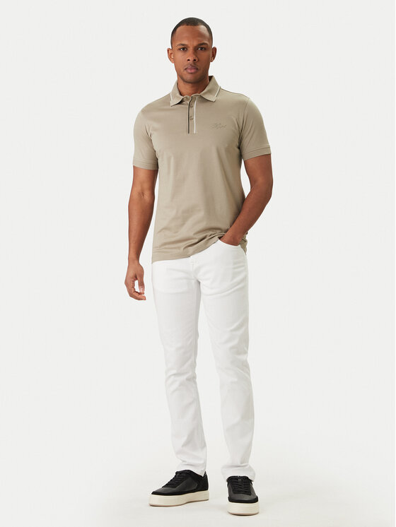 KARL LAGERFELD KARL LAGERFELD Polokošeľa 745002 562200 Kaki Regular Fit