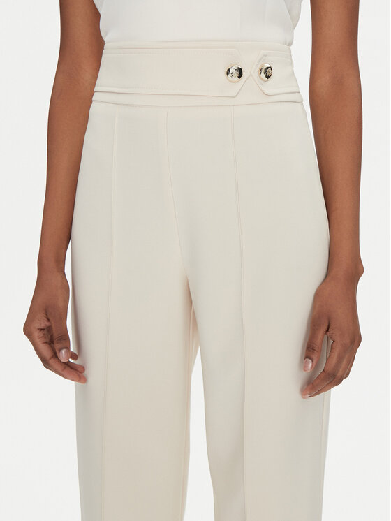 Rinascimento Rinascimento Текстилни панталони CFC0122883003 Бежов Regular Fit
