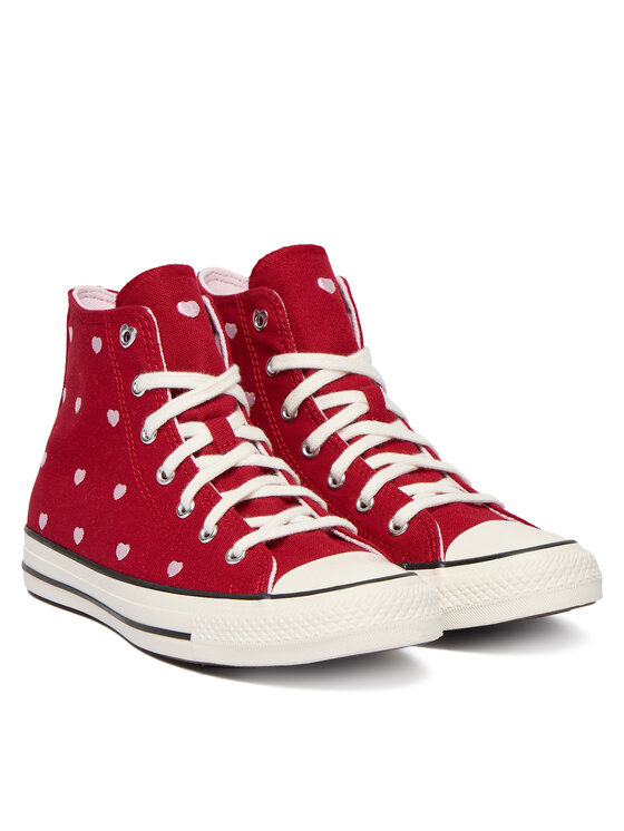 Converse Converse Plátěnky Chuck Taylor All Star Hearts & Roses A19065C Červená