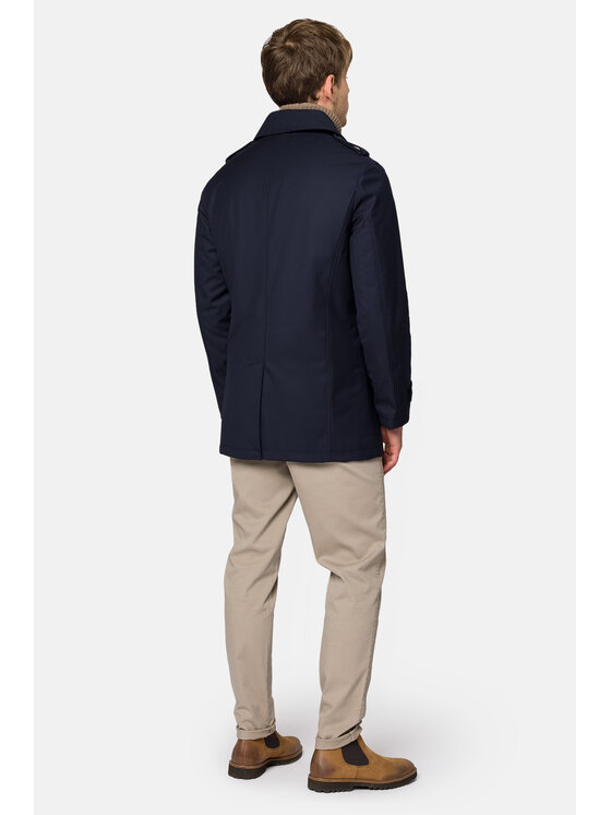 Lancerto Lancerto Płaszcz przejściowy Altea PC131223000012 Granatowy Regular Fit