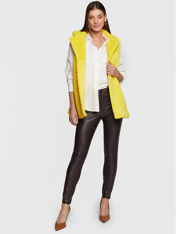 Gilet W3RN54 WF8R0 Giallo Regular Fit