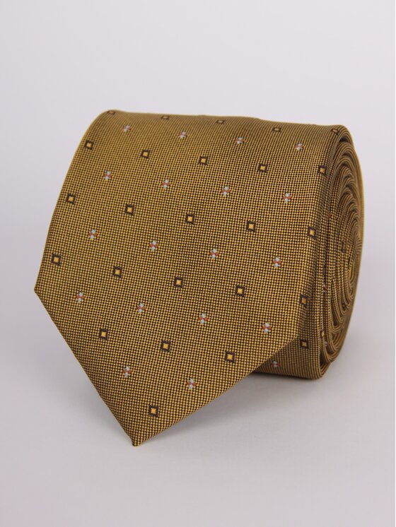 LARS LARS Kravata P3092 Dvoubarevné zlato