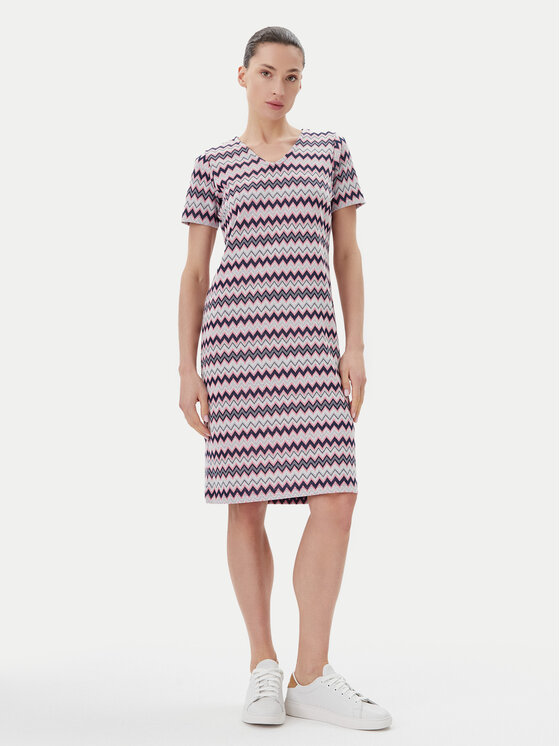 Olsen Olsen Strickkleid 13002002 Bunt Regular Fit