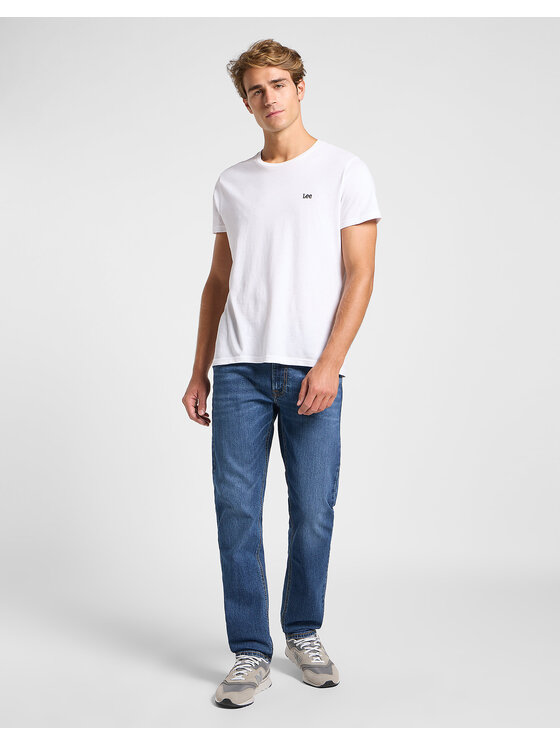 Lee Lee Jeansy DAREN ZIP FLY Niebieski Regular Fit