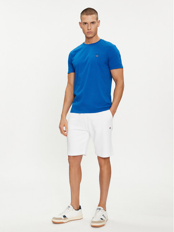 Napapijri Napapijri Spordišortsid Nalis NP0A4H88 Valge Regular Fit