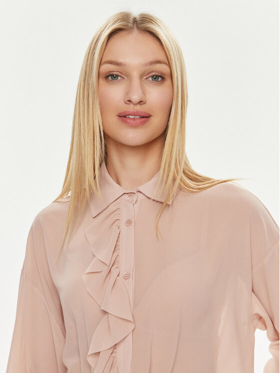 ViCOLO ViCOLO Koszula TB0133 Różowy Regular Fit
