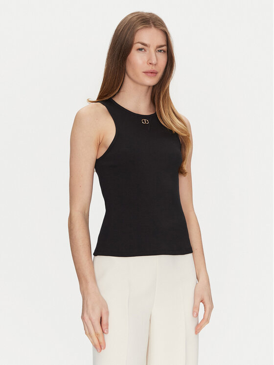 TWINSET TWINSET Top 251TP2550 Črna Slim Fit