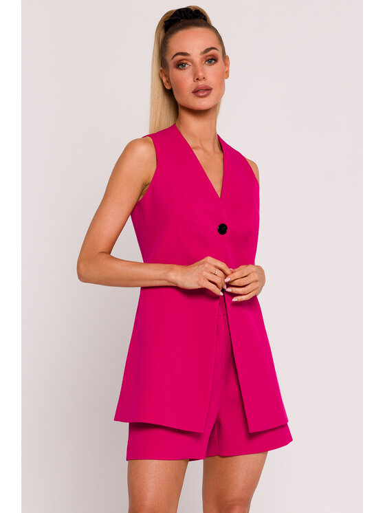 Made of Emotion Made of Emotion Marynarka M776 Różowy Generous Fit