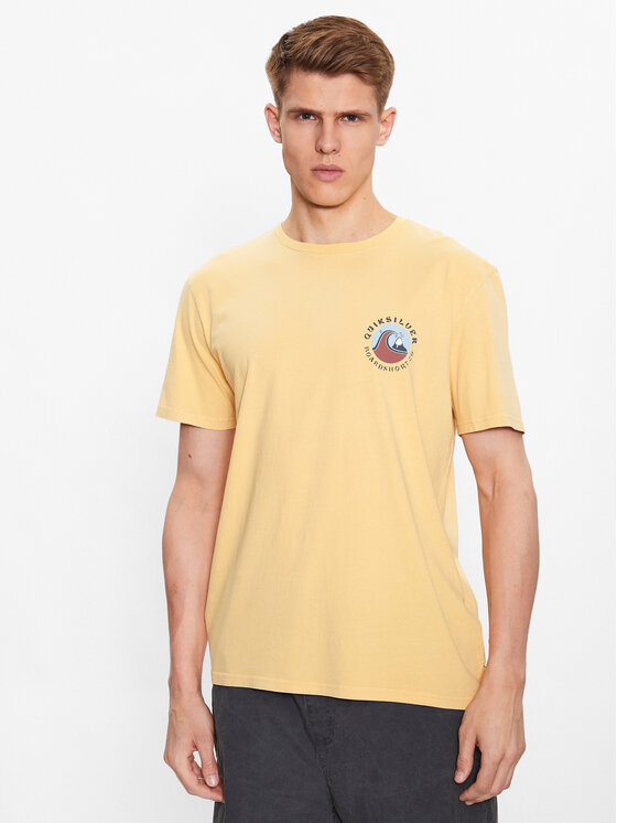 Quiksilver Quiksilver T-krekls Qs Bubble Stamp EQYZT07258 Dzeltens Regular Fit
