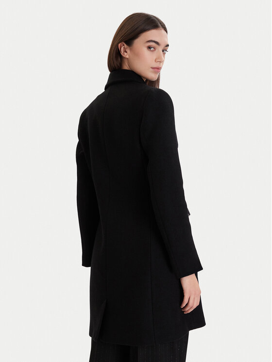 Morgan Morgan Cappotto di lana 252-GATIM.F Nero Regular Fit