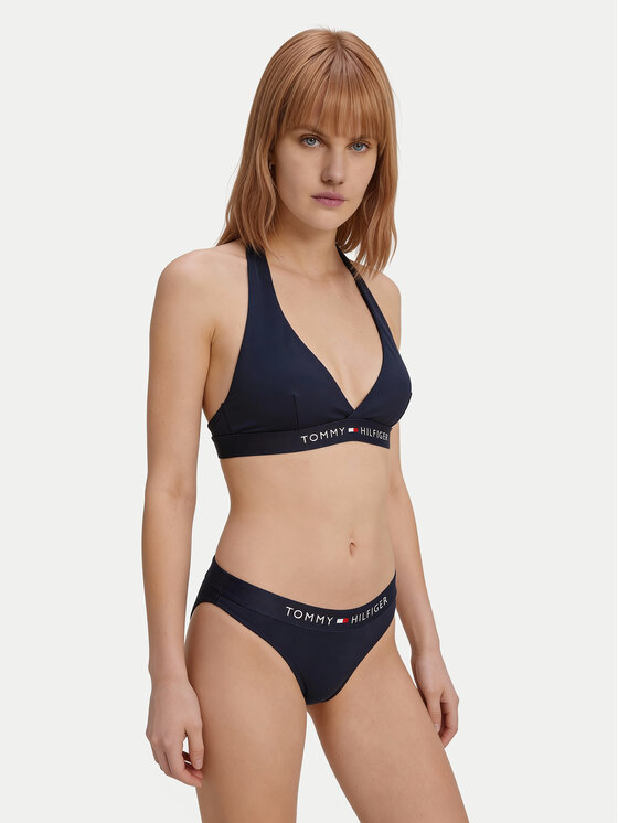 Tommy Hilfiger Tommy Hilfiger Vrchní část bikin UW0UW06358 Tmavomodrá