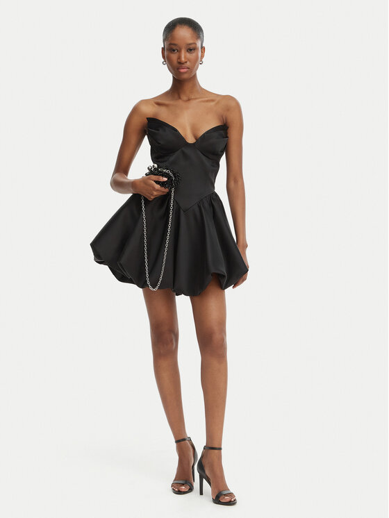 Bardot Bardot Cocktail obleka Avella 60137DB Črna Slim Fit