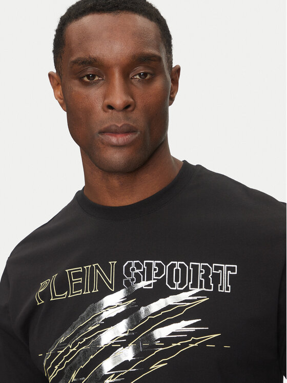 Plein Sport Plein Sport T-Shirt SAEC MTK8006 STE001N Černá Regular Fit