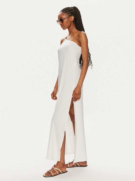 MICHAEL Michael Kors MICHAEL Michael Kors Plážové šaty MM7M038 Biela Regular Fit