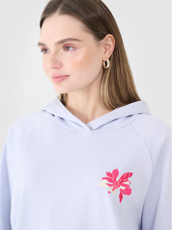 4F 4F Bluza COMMON GROUND Niebieski jasny Oversize
