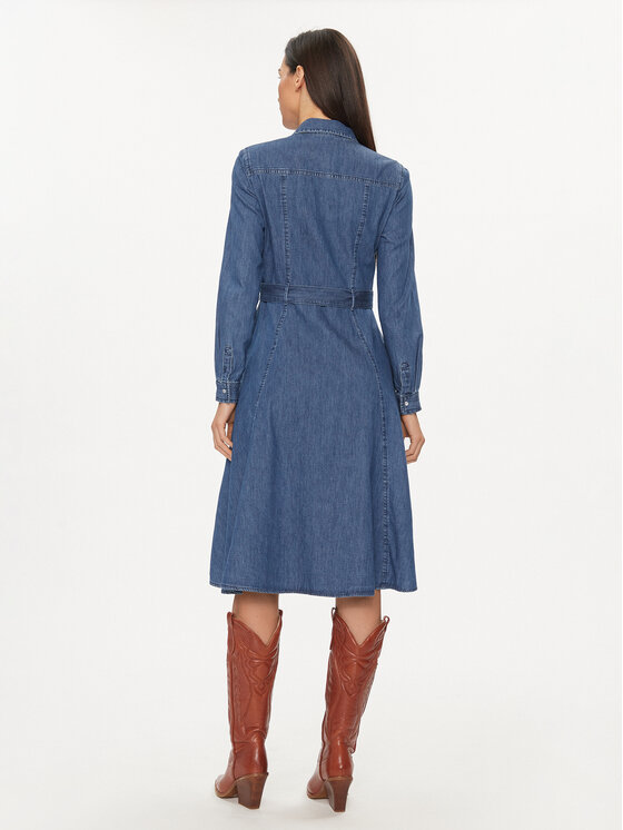 United Colors Of Benetton United Colors Of Benetton Teksakleit 4RZKDV07A Sinine Regular Fit