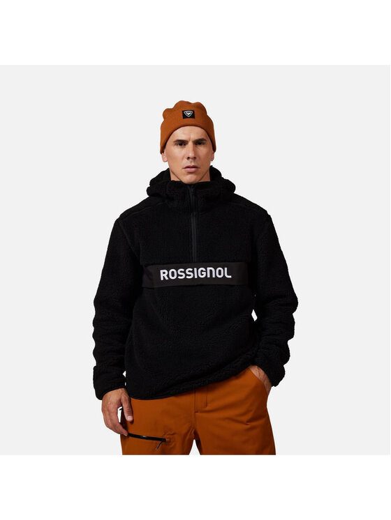 Rossignol Rossignol Polar Alltrack Anorak Fleece Czarny Regular Fit