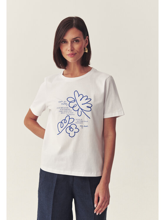 TATUUM TATUUM T-Shirt ATONO 2 Biały Classic Fit