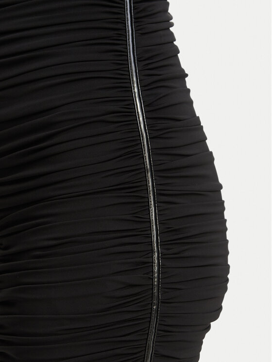 Elisabetta Franchi Elisabetta Franchi Koktejlové šaty AB-036-67E2-V700 Čierna Fitted Fit