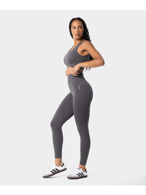 Carpatree Carpatree Legginsy Simply Leggings Szary Fitted Fit