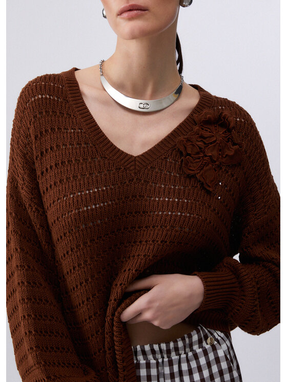 Liu Jo Liu Jo Maglione CA6304MS04209032 Marrone Regular Fit