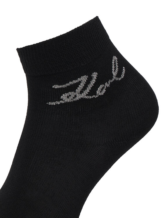 KARL LAGERFELD KARL LAGERFELD Duge čarape A4W47032 Crna
