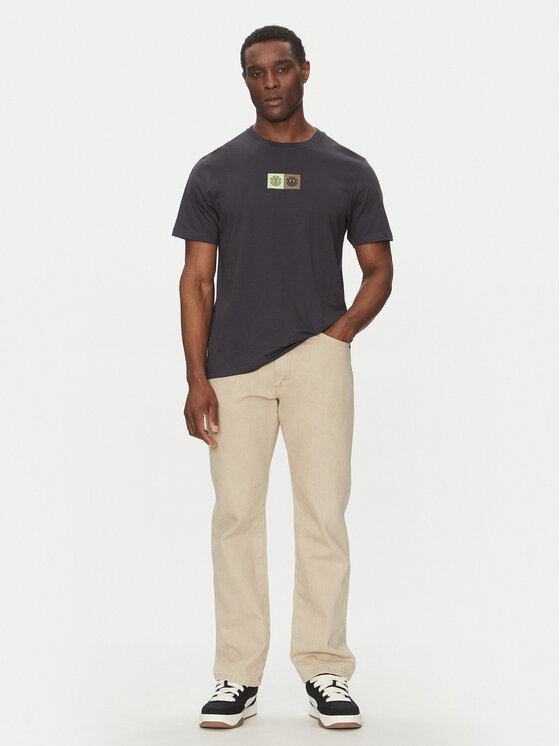 Element Element T-shirt ELYZT00492 Crna Regular Fit