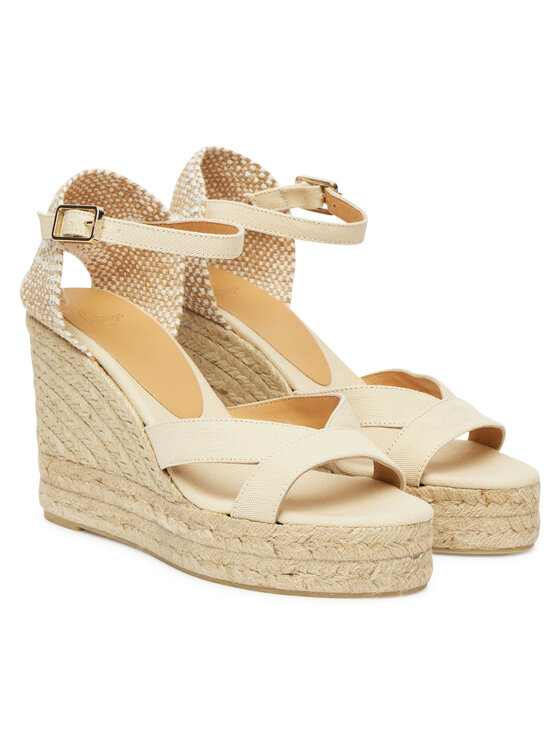 Castañer Castañer Espadryle Bruna/8ED/001025761 Beżowy