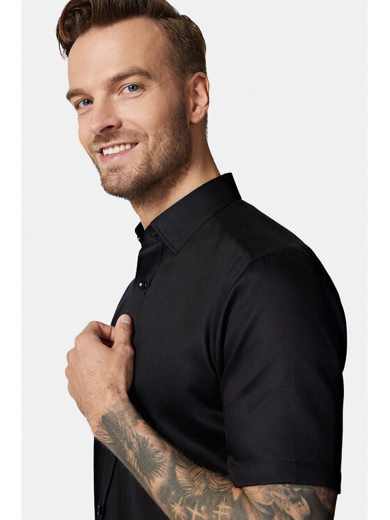 Lancerto Lancerto Koszula Jackie KO073123000048 Czarny Slim Fit