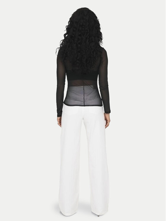 JDY JDY Μπλουζάκι Elsa 15303787 Μαύρο Slim Fit