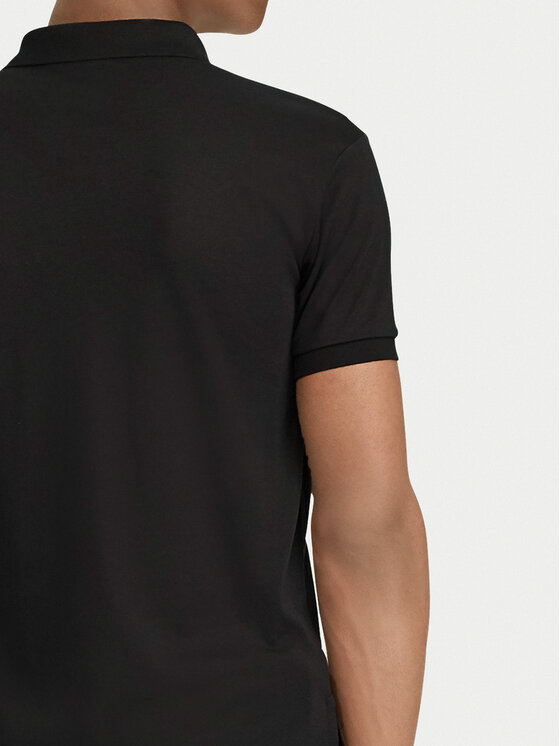Polo Ralph Lauren Polo Ralph Lauren Polokošeľa Ssl-Knt 710685514002 Čierna Slim Fit