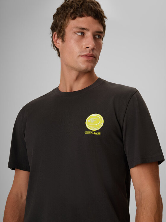 4F 4F T-Shirt SETPOINT Szary ciemny Regular Fit
