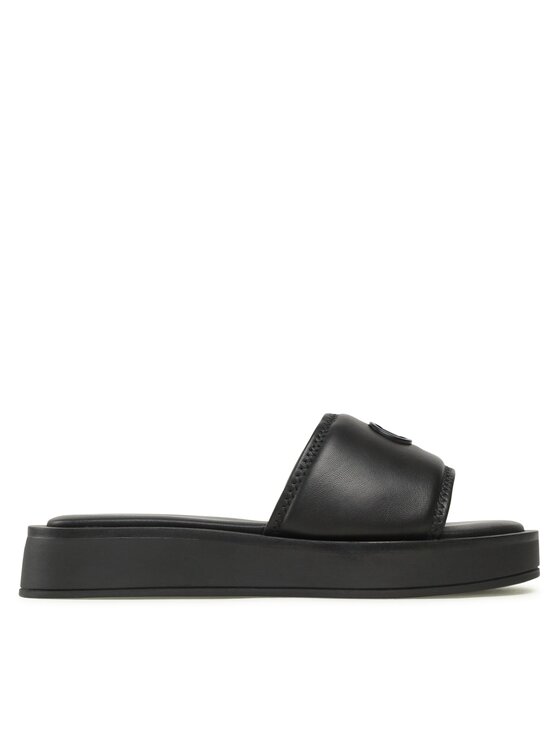Calvin Klein Calvin Klein Natikače Dress Flatform W/Hw HW0HW01487 Crna