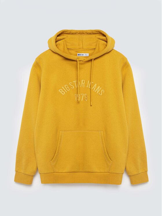 BIG STAR BIG STAR Bluza ASLAN Złoty Basic Fit