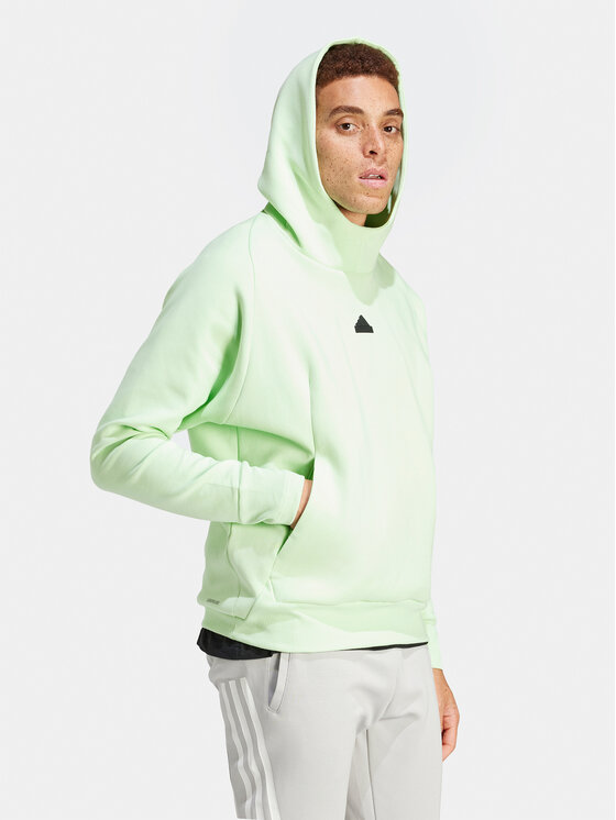 adidas adidas Majica dugih rukava Z.N.E. Premium IR5212 Zelena Loose Fit