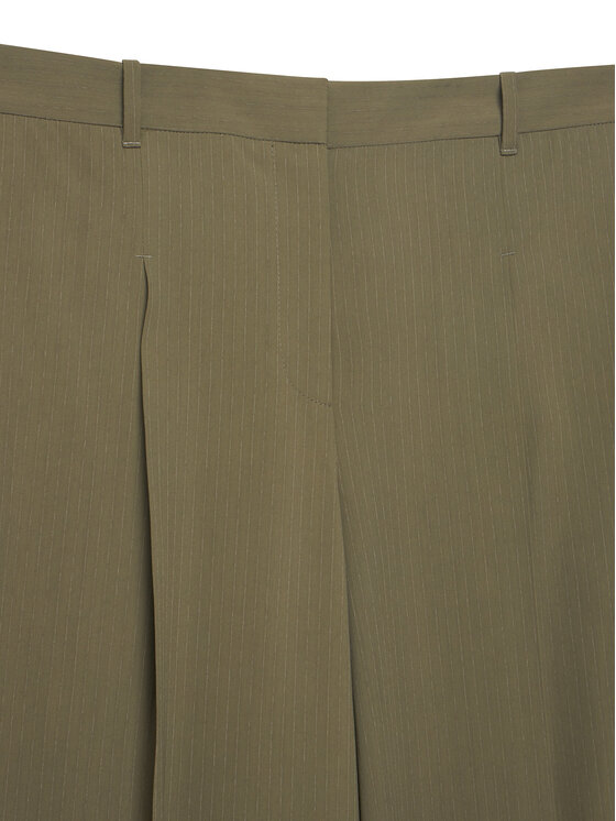 BOSS BOSS Auduma bikses Tiana17 50564491 Zaļš Relaxed Fit