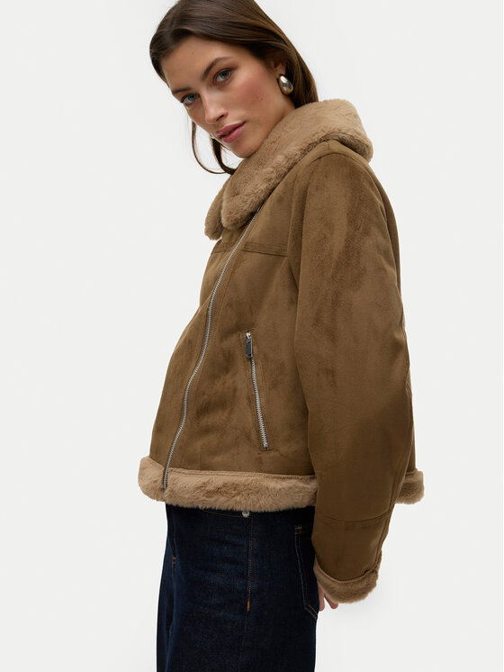 Vero Moda Vero Moda Verstos odos kailiniai Peggy 10290150 Ruda Regular Fit