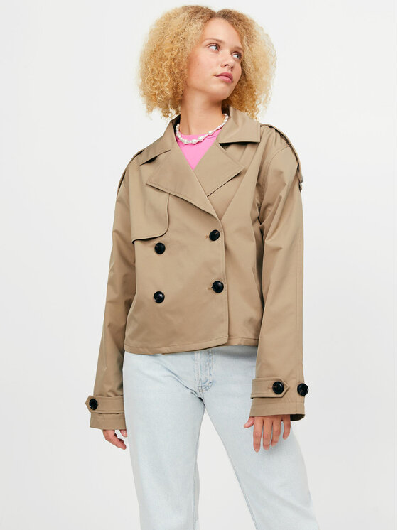 JJXX JJXX Átmeneti kabát Carlie 12248654 Bézs Relaxed Fit