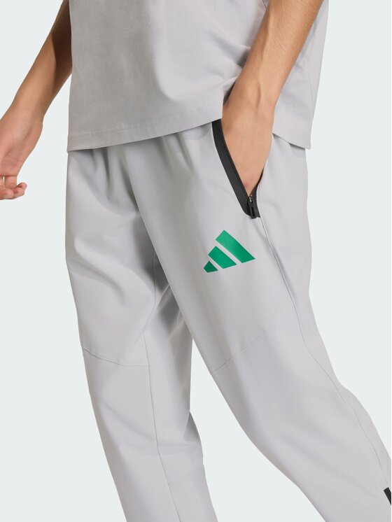 adidas adidas Spodnie materiałowe Algeria Tiro Szary Regular Fit