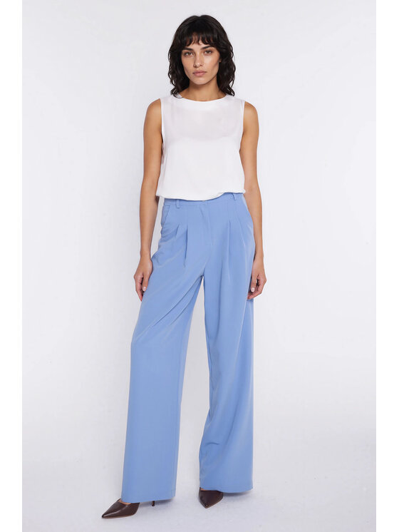 NIFE NIFE Halenka B224 Krémová Modern Relaxed Fit