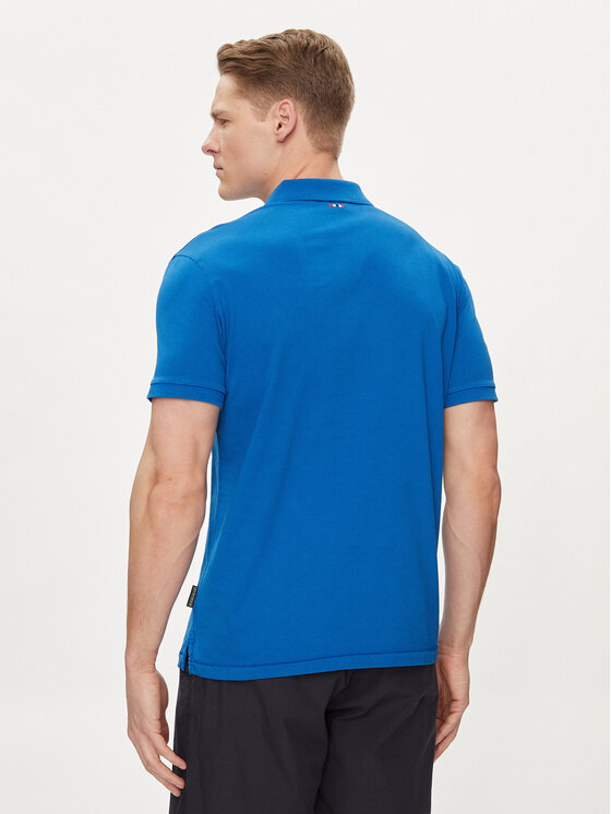 Napapijri Napapijri Polo Elbas NP0A4GB4 Niebieski Regular Fit