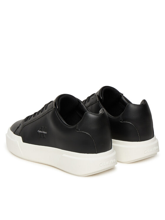 Calvin Klein Calvin Klein Сникърси Chunky Cupsole Laceup Lth Wn YW0YW01947 Черен