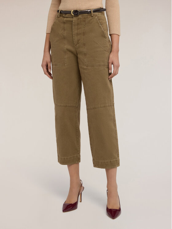 Motivi Motivi Pantaloni di tessuto P013Q004415N035 Écru Regular Fit