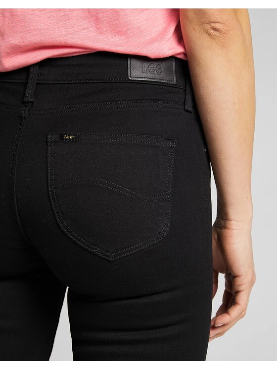 Lee Lee Jeansy SCARLETT Czarny Skinny Fit