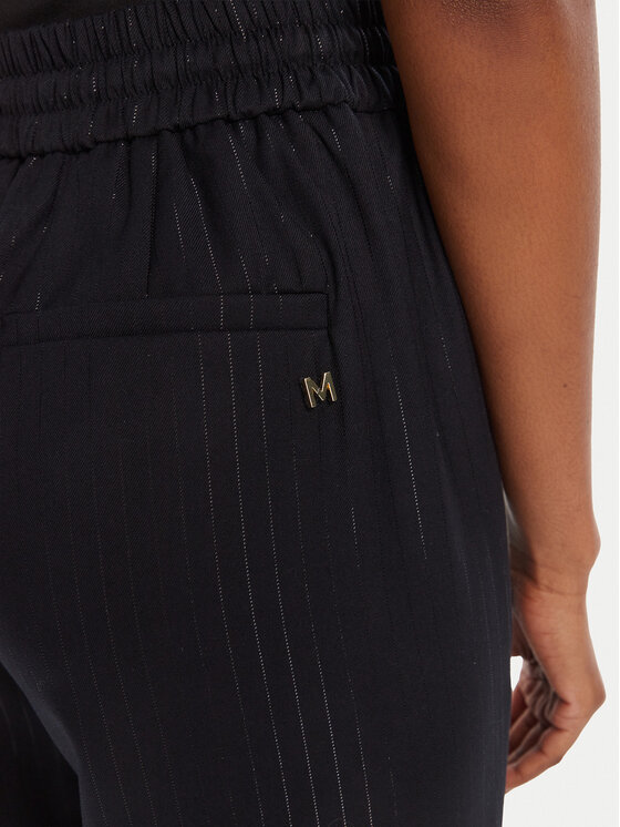 LOLA CASADEMUNT LOLA CASADEMUNT Auduma bikses MF2514001 Tumši zils Wide Leg