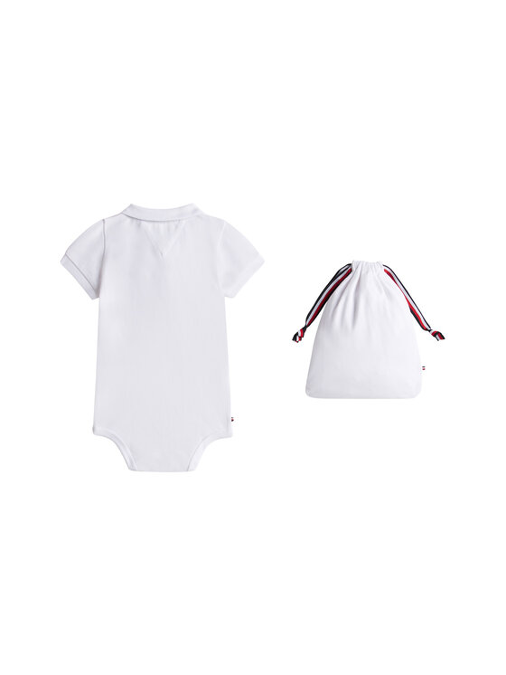 Tommy Hilfiger Tommy Hilfiger Detské body Essential KN0KN02372 Biela