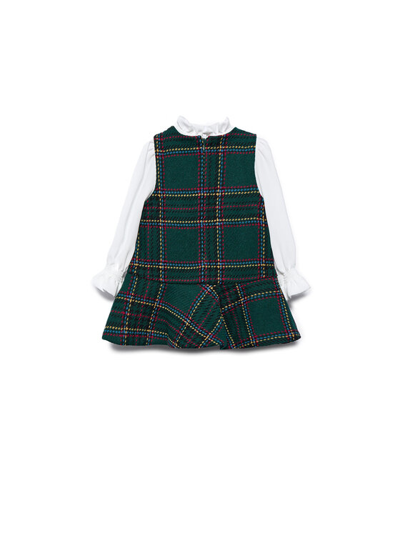 Abel & Lula Abel & Lula Sukienka codzienna 5511 Zielony Regular Fit