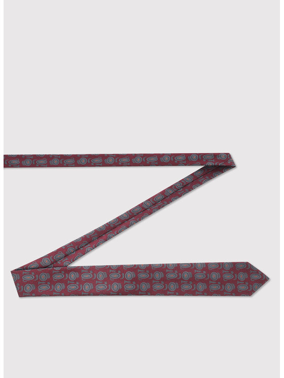 Pako Lorente Pako Lorente Krawat P25WF-KX-015 Bordowy