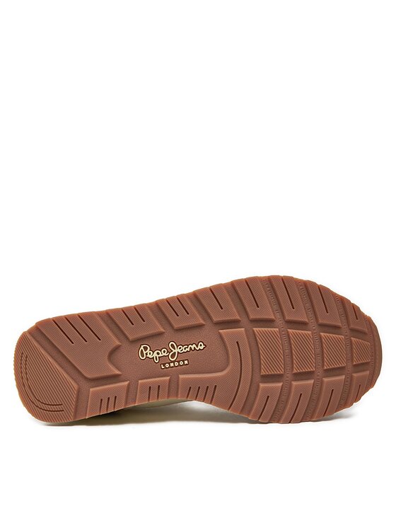 Pepe Jeans Pepe Jeans Sneakersy Brit Print W PLS40010 Biały